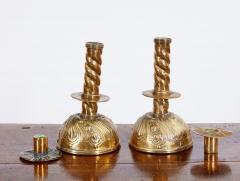 Pair of 18th Century Swedish Candlesticks - 3408575