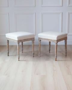 Pair of 18th Century Swedish Gustavian Stools - 4564439