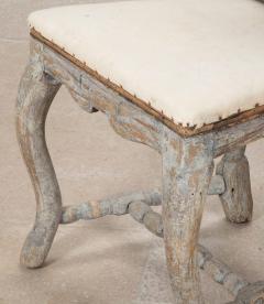 Pair of 18th Century Swedish Pine Folk Side Chairs - 4242583