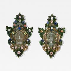 Pair of 18th Century Venetian Murano Glass Mirrors - 4606313