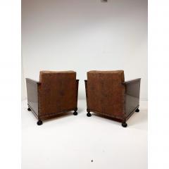 Pair of 1920s Swedish Grace Lounge Chairs - 4599562