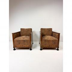 Pair of 1920s Swedish Grace Lounge Chairs - 4599567