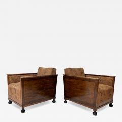 Pair of 1920s Swedish Grace Lounge Chairs - 4603248