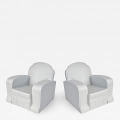 Pair of 1930s Art Deco Club Chairs - 2784432