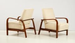 Pair of 1930s Italian Reclining Armchairs - 1923650