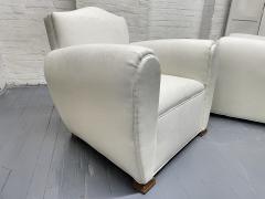 Pair of 1940s Art Deco Lounge Chairs - 2691291