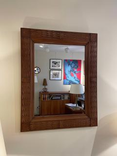Pair of 1940s Carved Wood Mirrors - 2262839