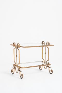 Pair of 1940s Gilt Iron Side Tables - 3716904
