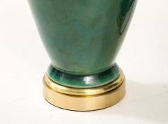Pair of 1950 s Japanese Ceramic Urn Shaped Lamps - 3585368