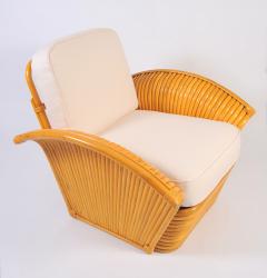 Pair of 1950s American rattan armchairs matching sofa  - 734887