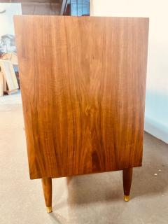 Pair of 1950s Custom Made Modernist Walnut Dressers - 4724699