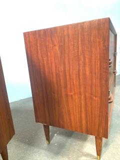 Pair of 1950s Custom Made Modernist Walnut Dressers - 4724706