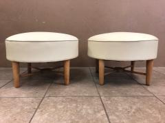 Pair of 1950s French Ottomans - 1584274