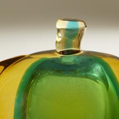 Pair of 1950s Italian Murano glass apple bookends objet dart - 3146478