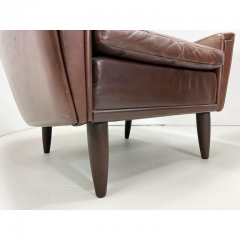 Pair of 1960 s Danish Leather Lounge Chairs - 2935916