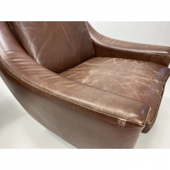 Pair of 1960 s Danish Leather Lounge Chairs - 2935961