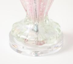 Pair of 1960s Candy Pink Murano Glass Table lamps - 4768509