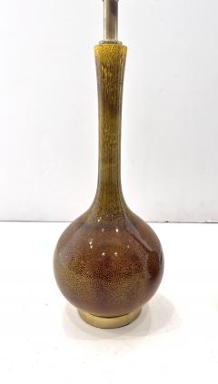 Pair of 1960s Glazed Ceramic Lamps  - 4289835