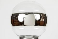 Pair of 1960s Peill Putzler Glass Globe Table Lamps - 546063