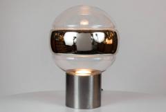 Pair of 1960s Peill Putzler Glass Globe Table Lamps - 546064