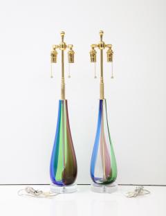 Pair of 1960s Vintage Murano Glass Lamps - 2805182