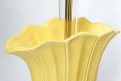 Pair of 1970s Ceramic and Lucite Table Lamps - 1803170
