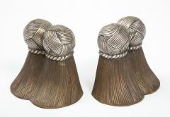 Pair of 1970s Knotted Bookends  - 2848576