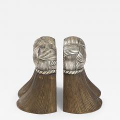 Pair of 1970s Knotted Bookends  - 2854008