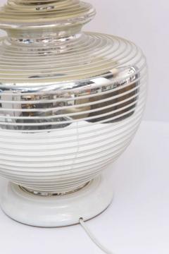Pair of 1970s Mercury Glass Globe Table Lamps - 1798557