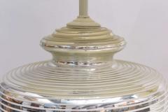Pair of 1970s Mercury Glass Globe Table Lamps - 1798559