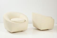 Pair of 1970s Mid Century Modern Swivel Chairs  - 3085055