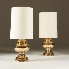 Pair of 1970s Swedish gold table lamps - 2525004