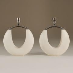 Pair of 1980s American handbag lamps - 3226772