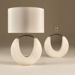 Pair of 1980s American handbag lamps - 3226774