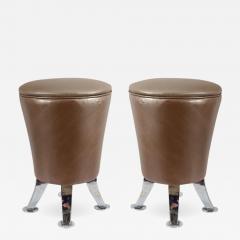 Pair of 1980s stools - 856242