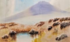 Pair of 19C J Saile Scottish Highland Watercolors - 2058085