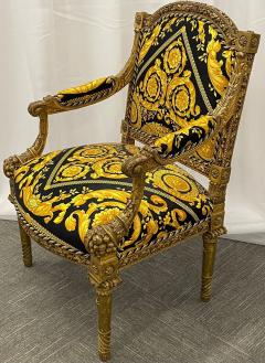 Pair of 19th 20th Century Louis XVI Style Carved Armchairs - 2981238