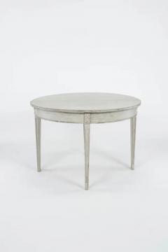 Pair of 19th C Swedish Demi Lunes - 3533134