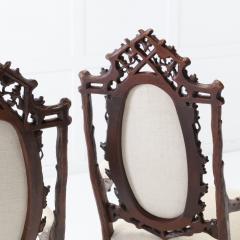 Pair of 19th Century Black Forest Open Armchairs - 3606352