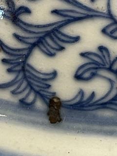 Pair of 19th Century Blue and White Lidded Temple Jars Urns - 2924354
