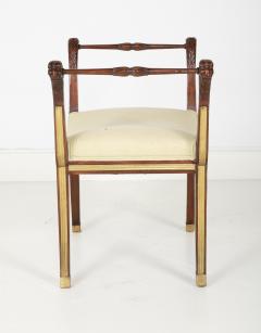 Pair of 19th Century Brass Inlaid Classical Stools - 2111393