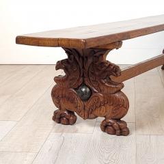 Pair of 19th Century Continental Benches - 2812432