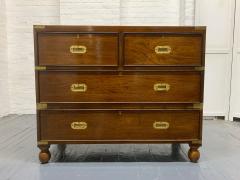 Pair of 19th Century English Mahogany Campaign Chests - 1464103