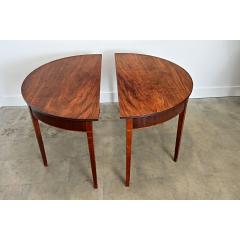 Pair of 19th Century English Mahogany Console Tables - 4759109