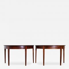 Pair of 19th Century English Mahogany Console Tables - 4766653