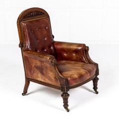 Pair of 19th Century English Oak Armchairs - 3611524