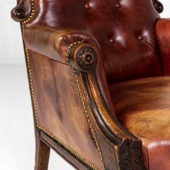 Pair of 19th Century English Oak Armchairs - 3611612