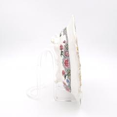 Pair of 19th Century English Spode New Fayence Vegetable Dishes with Covers - 2537684