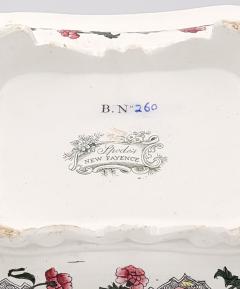Pair of 19th Century English Spode New Fayence Vegetable Dishes with Covers - 2537687