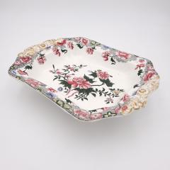 Pair of 19th Century English Spode New Fayence Vegetable Dishes with Covers - 2537688